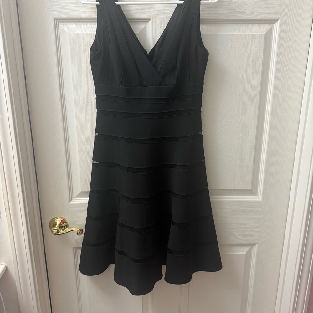 White House Black Market Black Mini Dress